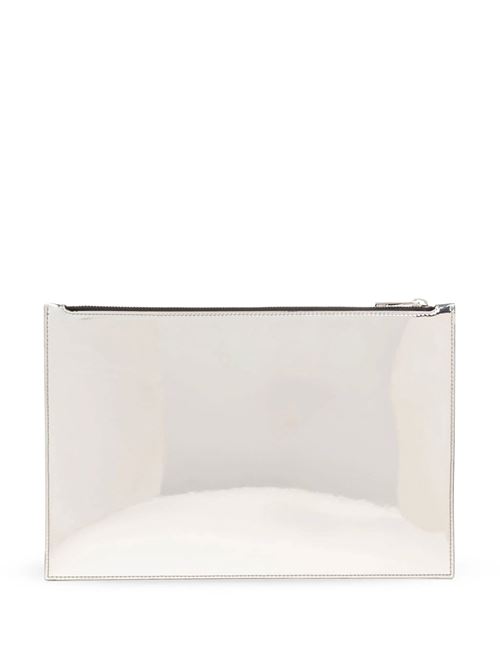 Clutch with silver zip ALEXANDER MCQUEEN | 5604721AATE1402